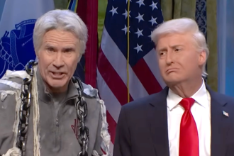Trump Gets A Visit From Will Ferrell’s Jeffrey Epstein In Dark ‘SNL’ Cold Open