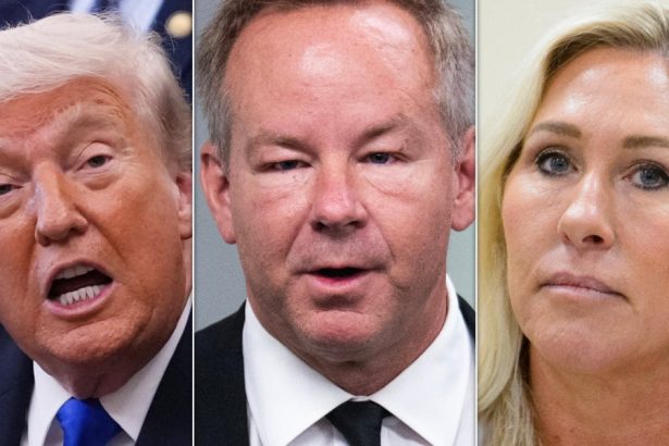 Trump Makes Snide Comment About Marjorie Taylor Greene Right To Her Fiancé’s Face