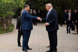 Trump departs Beijing with few wins, has warm words for Xi