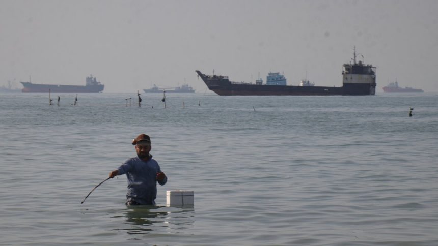 Trump says the US will ‘guide’ stranded ships from the Strait of Hormuz : NPR