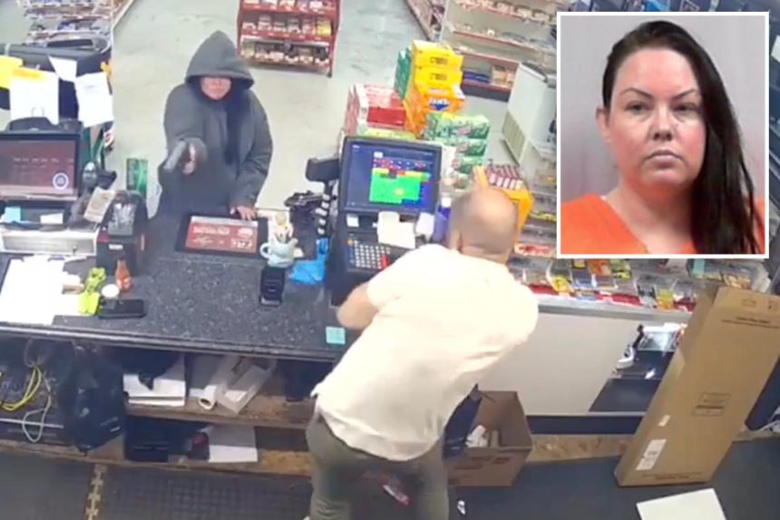 Wild video shows woman shoot gun in West Virginia gas station