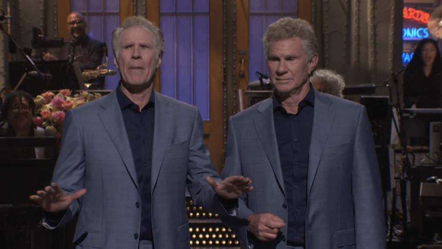 Will Ferrell’s ‘SNL’ Monologue Crashed by Chad Smith