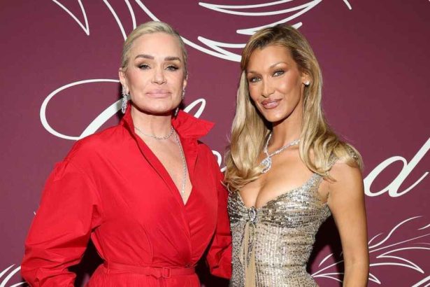 Yolanda Hadid Makes Rare Red Carpet Appearance With Bella