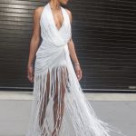 Keke Palmer White Cong Tri Look at I Love Boosters Screening