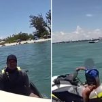 8-year-old in Florida caught jetskiing alone by cops: video