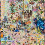 A Visual Cacophony of People, Places, and Things Fill Chris Millar’s Mixed-Media Paintings — Colossal