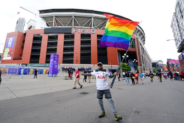 A drag queen, a rainbow festival and a game beyond FIFA's control