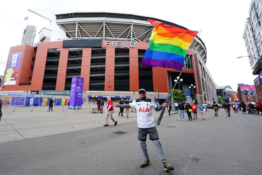 A drag queen, a rainbow festival and a game beyond FIFA's control