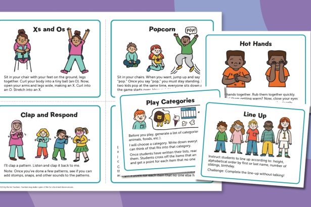 Brain Break Activity Cards (Free Printables)
