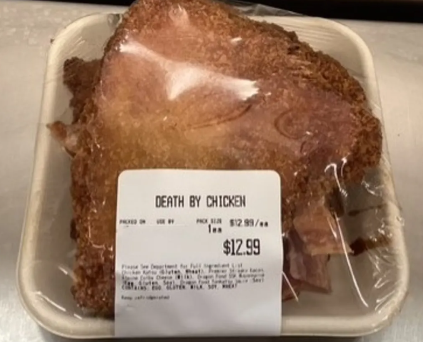 ‘Death by chicken’ burger recalled