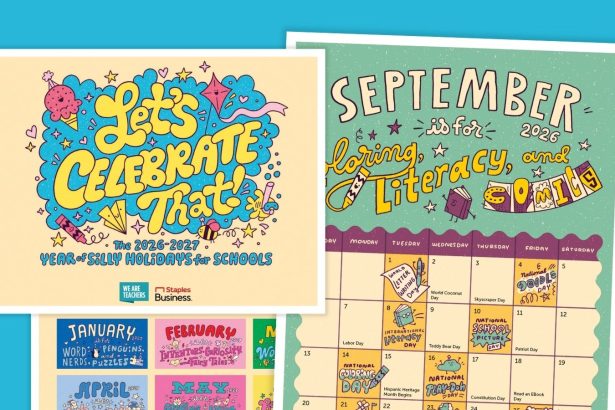 Free Silly Holidays Classroom Calendar Set