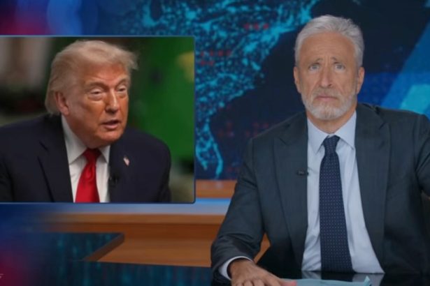 Jon Stewart Calls Trump a ‘Man-Baby’ for ‘Meet the Press’ Walk Out