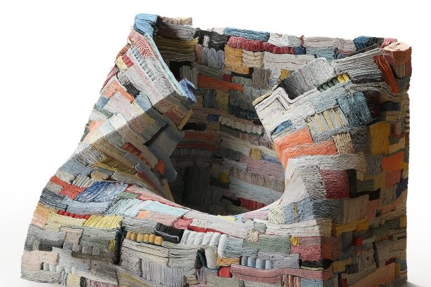 Jongjin Park Layers Slip-Soaked Paper into Patchwork Sculptures — Colossal