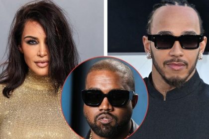 Kanye West Targets Kim Kardashian’s Lewis Hamilton Romance