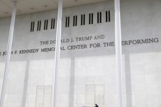 Kennedy Center board seeks pause of ruling ordering removal of Trump’s name : NPR