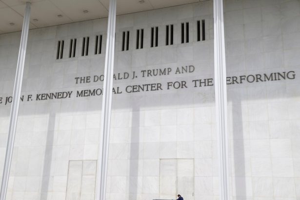 Kennedy Center board seeks pause of ruling ordering removal of Trump’s name : NPR