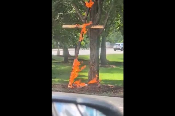 Man Who Burned Cross In Chicago Park Charged With Hate Crime