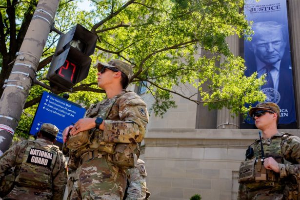 Michigan threatens to pull troops from D.C. if used for Trump task force : NPR