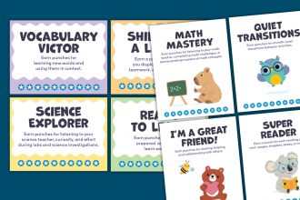 Motivational Punch Cards for the Classroom (Free Printables)