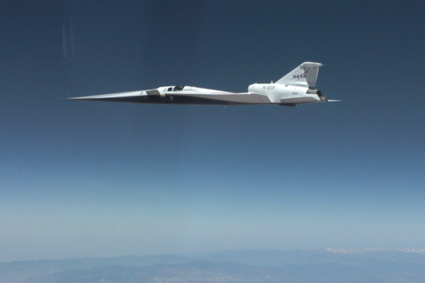 NASA’s X-59 plane goes supersonic for the first time