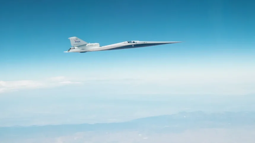 NASA’s experimental quiet supersonic plane passes another critical milestone