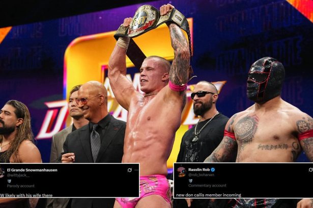 New Don Callis member incoming,” “AEW likely with his wife there
