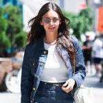 Nina Dobrev Just Paired Rich-Looking Loafers With a Mini Skirt