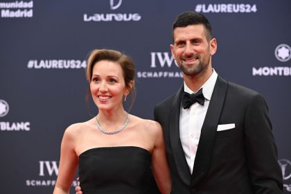 Novak Djokovic & wife Jelena share romantic kiss as Serb throws grand night party for her birthday