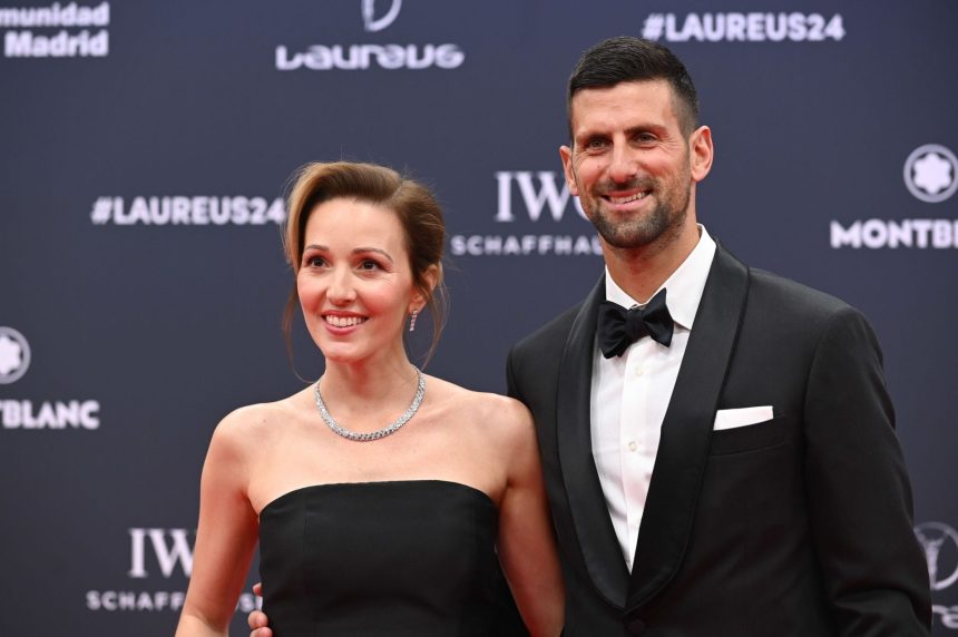 Novak Djokovic & wife Jelena share romantic kiss as Serb throws grand night party for her birthday