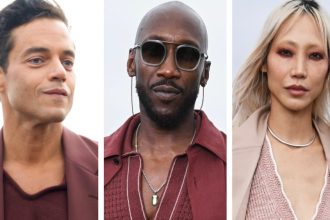 Rami Malek, Mahershala Ali and Soo Joo Park Attend Zegna Fashion Show