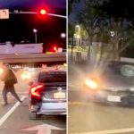 Scooter rider strikes vehicle in SoCal road rage incident