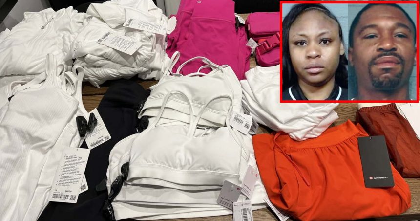 Shoplifting duo stole merchandise worth ,200 from Lululemon, then crashed during getaway, sheriff says