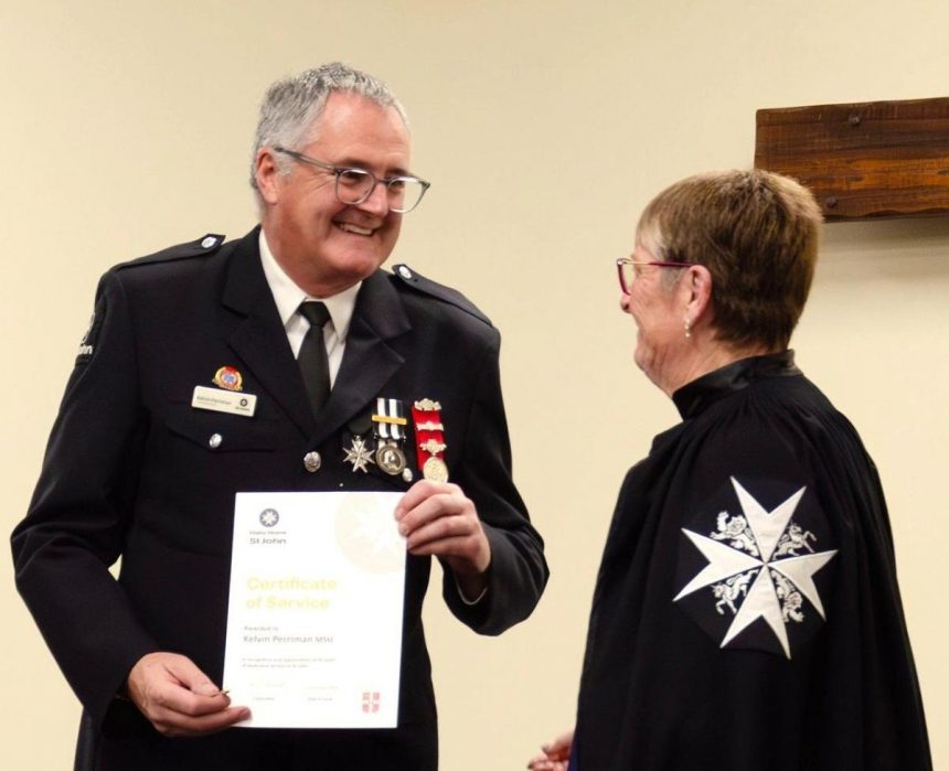 St John stalwart gains recognition