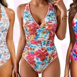These Colorful One-Piece Swimsuits on Amazon Are So Slimming
