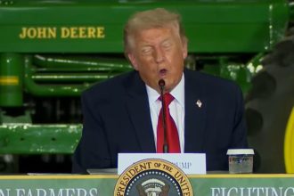 Trump Holds Event Seated In Wisconsin As Apparent Decline Worsens