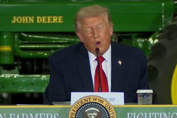 Trump Holds Event Seated In Wisconsin As Apparent Decline Worsens