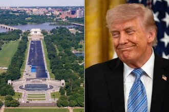 Trump Is Spending Millions To Paint Reflecting Pool Blue. It Will Likely Still Look Terrible