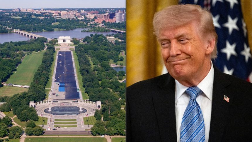 Trump Is Spending Millions To Paint Reflecting Pool Blue. It Will Likely Still Look Terrible