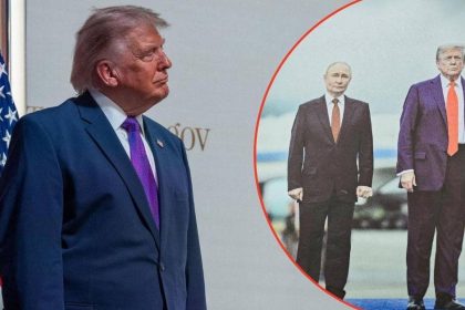 Trump Ripped for Photo of Him and Vladimir Putin Inside White House