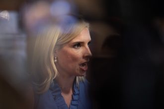 Trump ally admits political risk of Iran war at campaign event