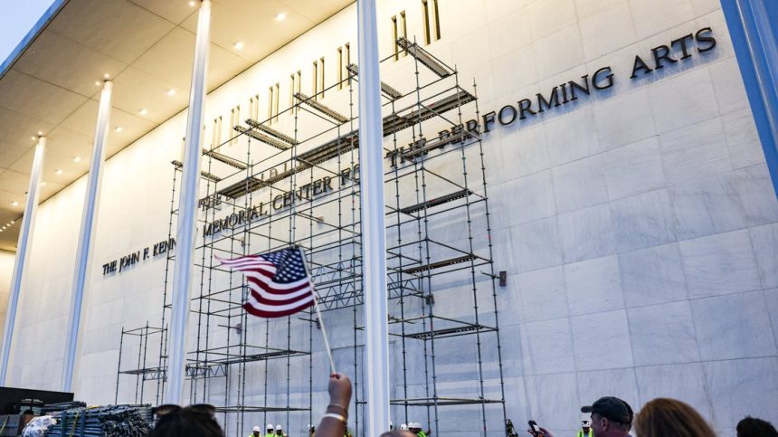 Trump’s Name Is Currently Being Removed From The Kennedy Center