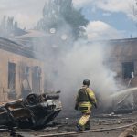 Ukraine unleashes heavy drone bombardment as Russia strikes : NPR