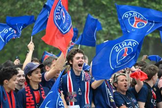 Violent clashes give way to peaceful PSG parade : NPR