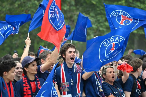 Violent clashes give way to peaceful PSG parade : NPR