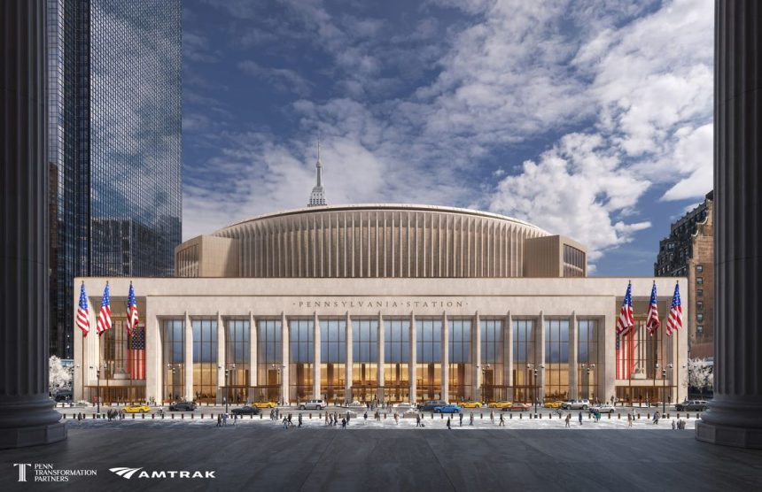 Winning Penn Station Redesign Features Trump’s Name