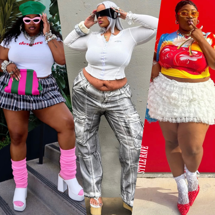 10 Plus-Size Women Rave Outfit Ideas That Make Bold Statement