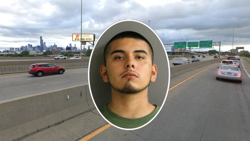 15 years for man who fired machine gun at off-duty cop during road rage altercation on the Stevenson