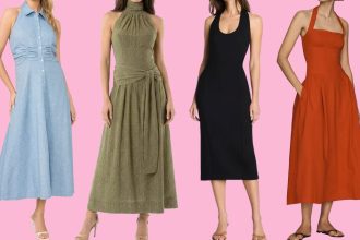 17 Chic Halter-Neck Wedding Guest Dresses Perfect For Women Over 40