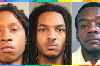3 accused of carrying loaded guns during post-Pride Parade street party, one allegedly had two pistols