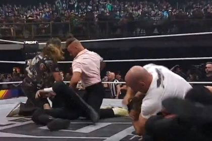Absolute chaos breaks out after Adam Copeland and Christian Cage retain Tag Team Titles on AEW Dynamite